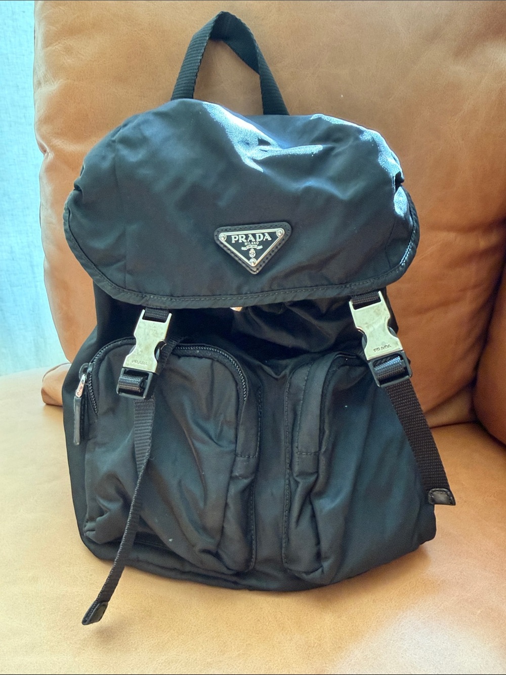 Prada Nylon Tessuto Backpack